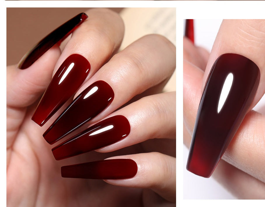 Red Jelly Transparent Nail Gel 7ML Soak Off